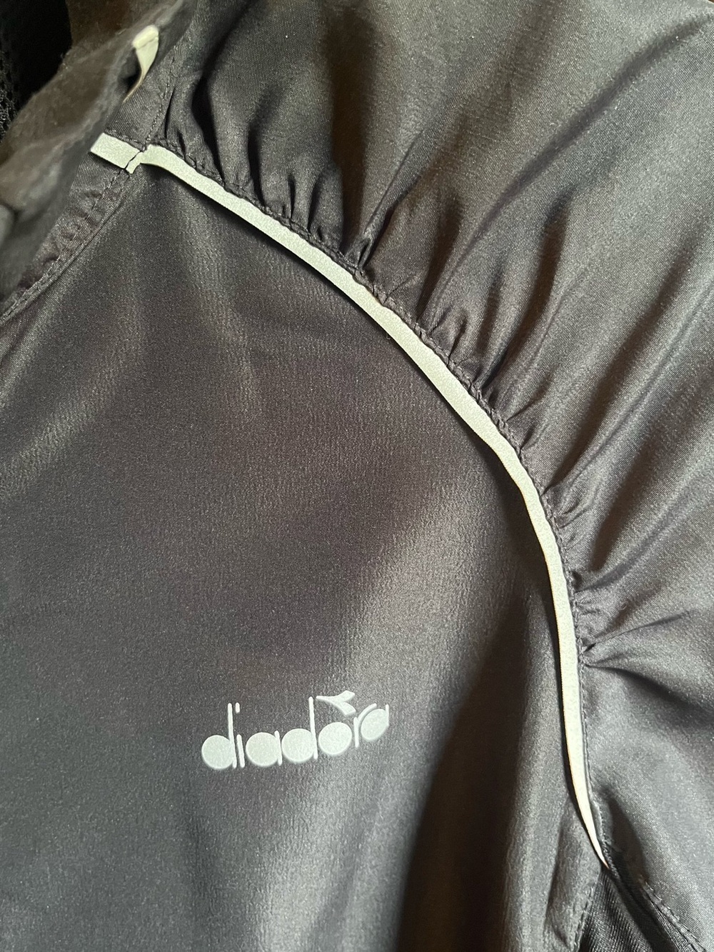 Diadora Black Zip Up Jacket